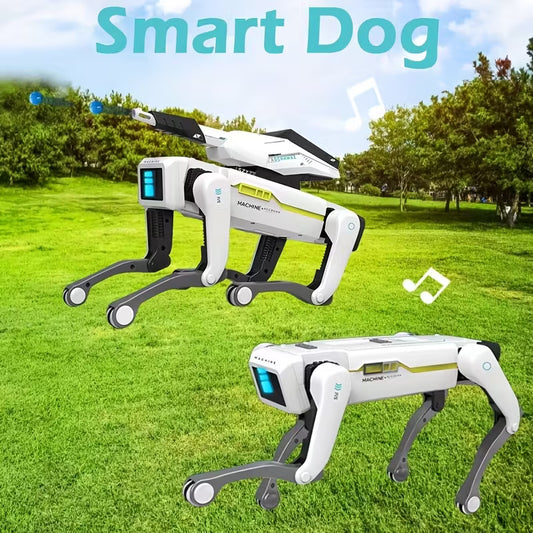 2.4G Remote Control Dog Robot With/Without Water Cannon Launcher, AI Voice Control & App Connectivity