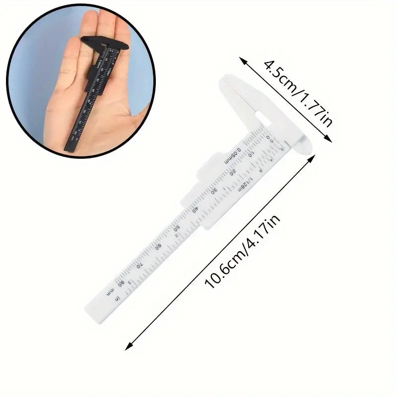 Mini Compact Plastic Vernier Caliper