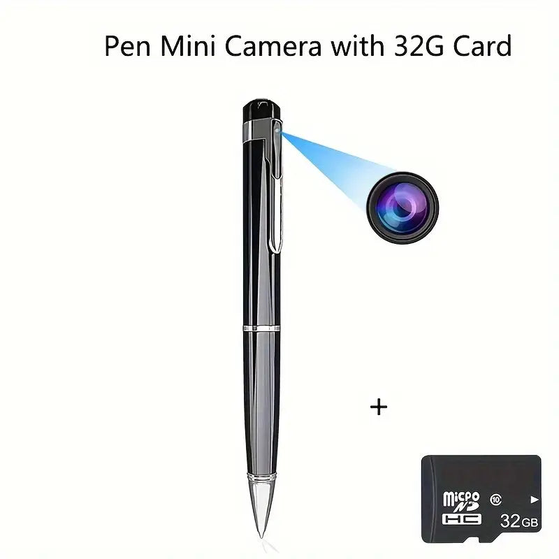 Mini Portable 1080p Wearable Camera Recorder Pen