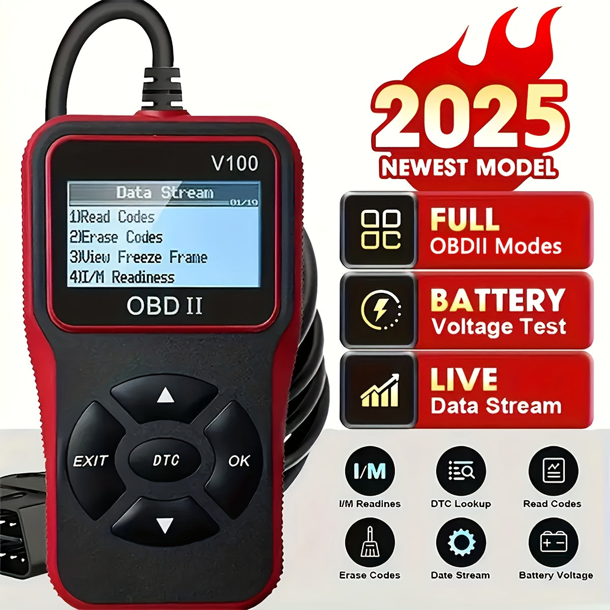 V100 Automotive OBD2 Diagnostic Scanner | Little Tokyo SA
