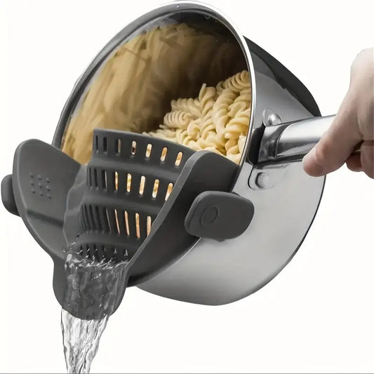 Effortless Silicone Pot Strainer