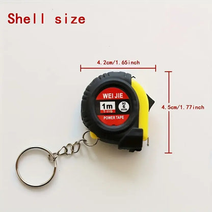 Precision Miniature Tape Measure Keychain