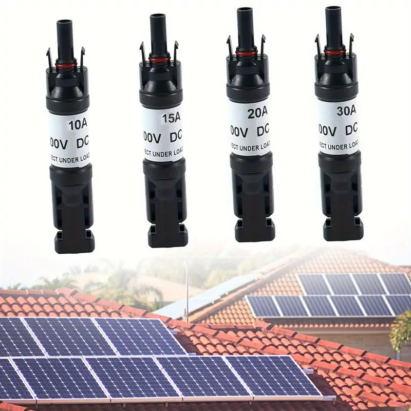 3pcs 30A Solar Panel Diode Connector Photovoltaic MC4 Connector