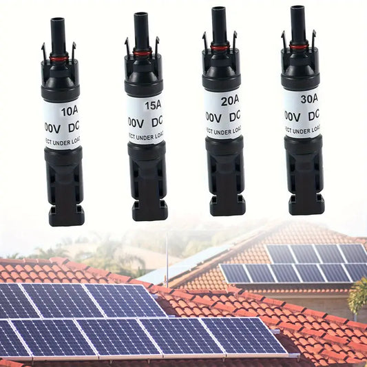 3pcs 30A Solar Panel Diode Connector Photovoltaic MC4 Connector