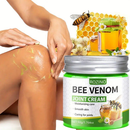 50g Rozino Bee Venom Joint Massage Cream - Hypoallergenic Moisturizing Care