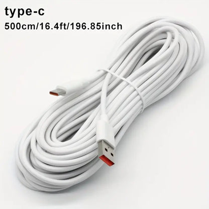 5meter TYPE-C Extended Mobile Phone or Device Charging Cable