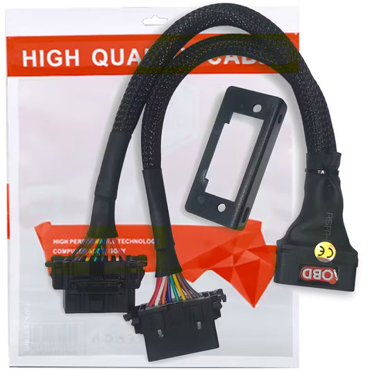 16-Pin OBD II Splitter Extension Cable