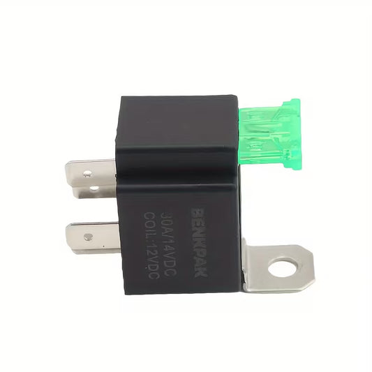 1pc Top Grade Quality 4 Pin 30A Auto Relay with Fuse, Coil Voltage 12VDC