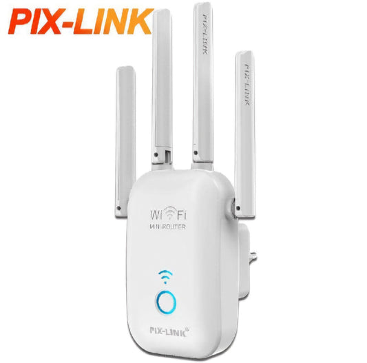 Pix-Link AC1200M Mini Wireless Wifi Router/Repeater/AP, 4 Antenna