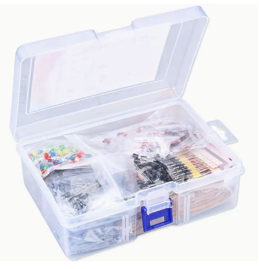 1400pcs Basic Electronics Component Assortment Kit