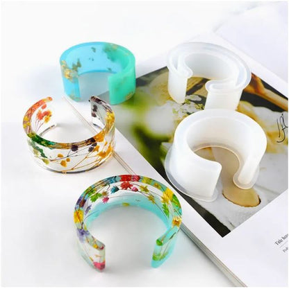 Silicon Mould 1Pc C-shaped Bangle Silicone Mold