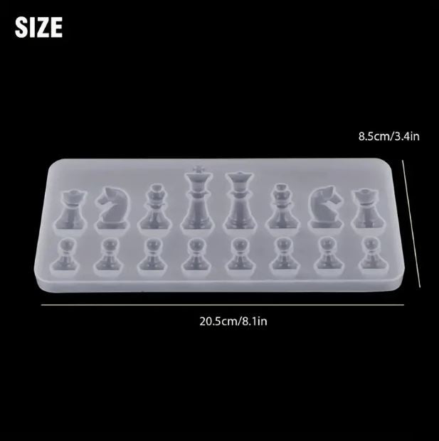 Creative Chess Pieces Resin Mold