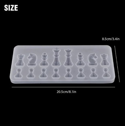 Creative Chess Pieces Resin Mold