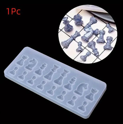 Creative Chess Pieces Resin Mold