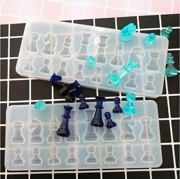 Creative Chess Pieces Resin Mold