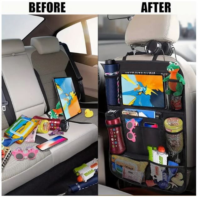 Car Backseat Organizer with 25.4cm Table Holder for Kids