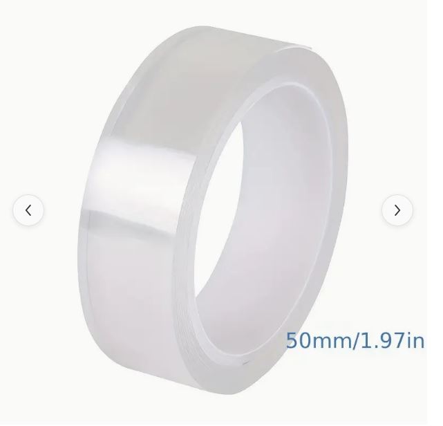 1m Double-sided Adhesive, High Viscosity Transparent Nano Acrylic Adhesive Tape