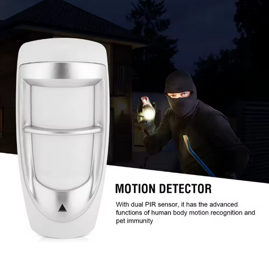 DG85 Outdoor Waterproof Wired Motion Detector Dual PIR Sensor Pet Immunity Security System Motion Detector Sensor