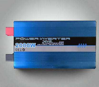 Devel 2000Watt 12v DC to 220v c Pure Sine Inverter - Clean and Stable Power for Sensitive Electronics