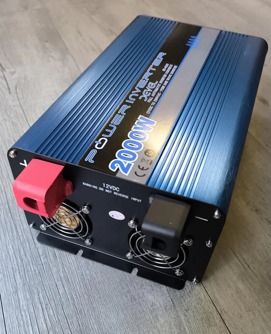 Devel 2000Watt 12v DC to 220v c Pure Sine Inverter - Clean and Stable Power for Sensitive Electronics