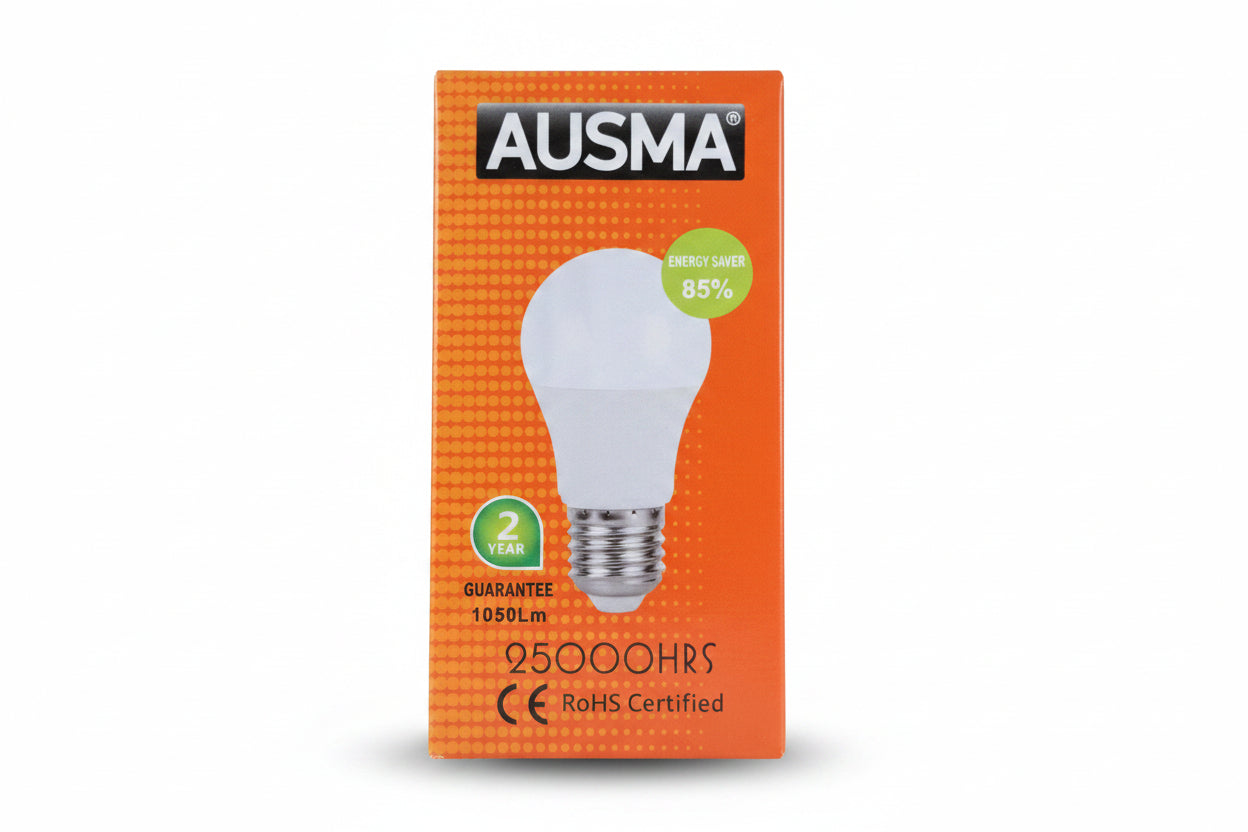 Ausma 12W E27 25000Hrs Energy Saver Bulb