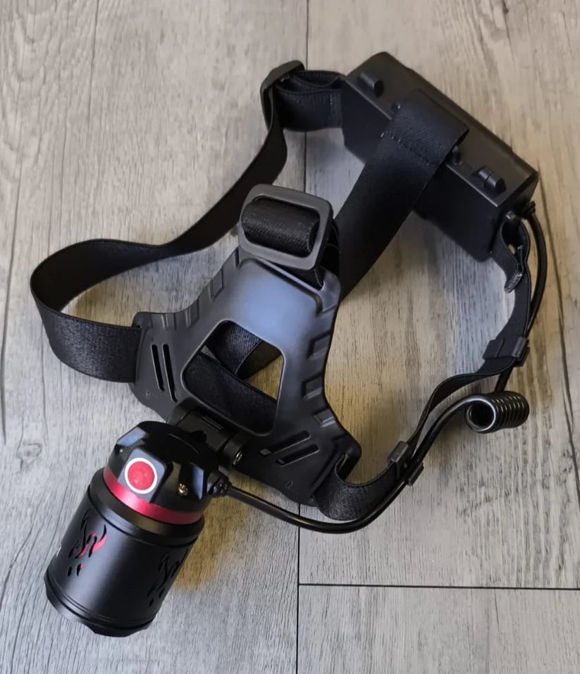 High Power Multi-LED Tactical Headlamp with Front and Rear Lighting