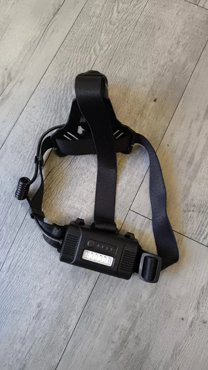 High Power Multi-LED Tactical Headlamp with Front and Rear Lighting