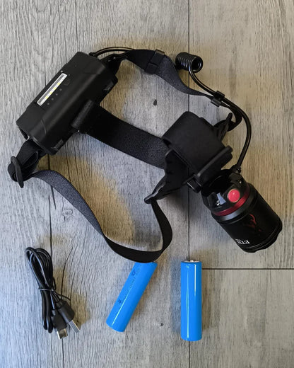 High Power Multi-LED Tactical Headlamp with Front and Rear Lighting
