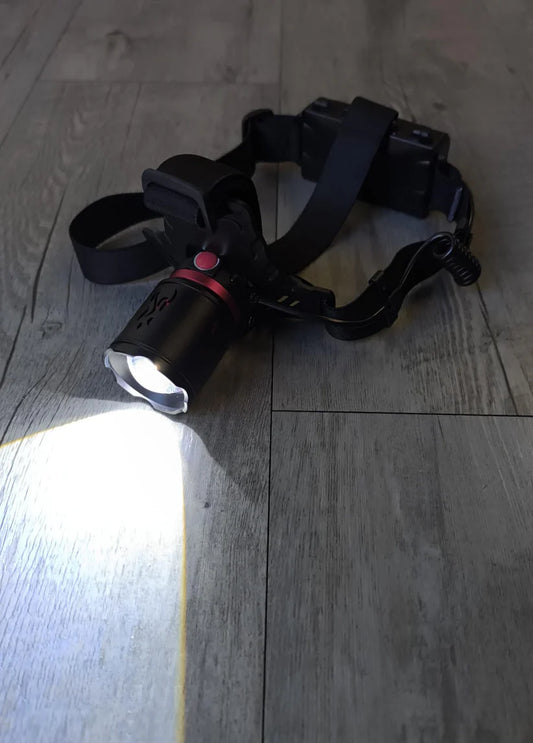 High Power Multi-LED Tactical Headlamp with Front and Rear Lighting