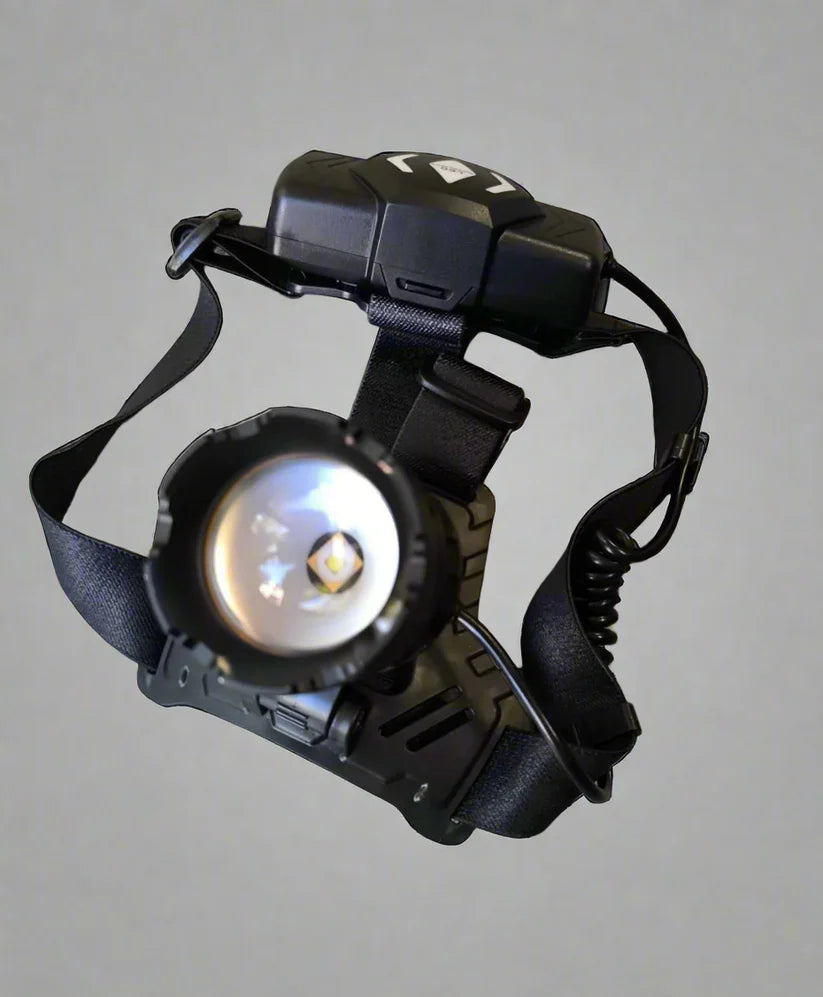 High Power Tactical Multiple Mode Headlamp with Zoom