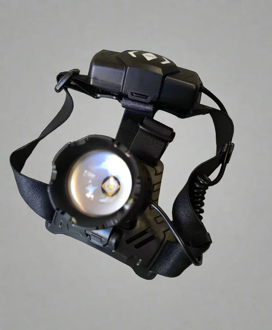High Power Tactical Multiple Mode Headlamp with Zoom