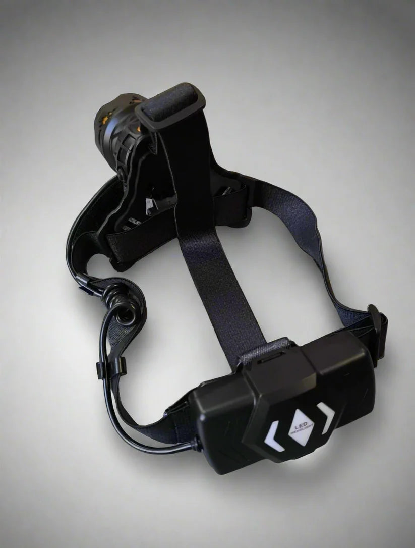 High Power Tactical Multiple Mode Headlamp with Zoom