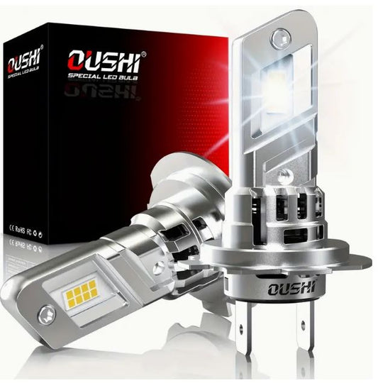 H7 LED Headlight Bulbs - Ultra Compact Mini Design