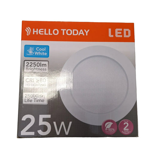 Hello Today 25W Cool White Round Light - Little Tokyo SA
