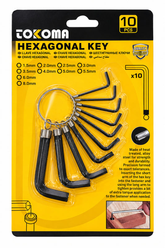 High Quality Tokoma Hexagonal Key Set