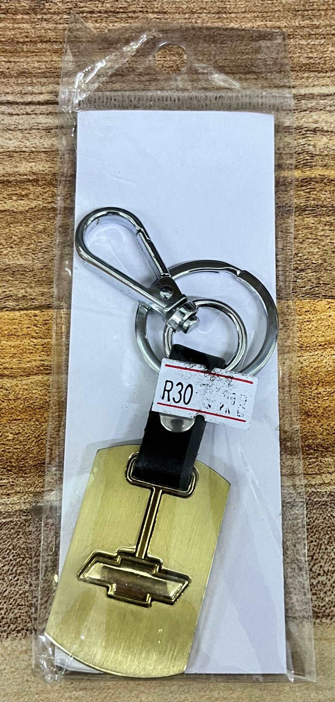 Gold Chevrolet Keyring