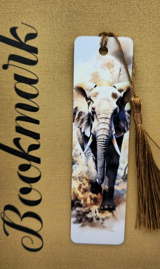 Wildlife Metal Bookmark - 12cm x 3cm printed one side