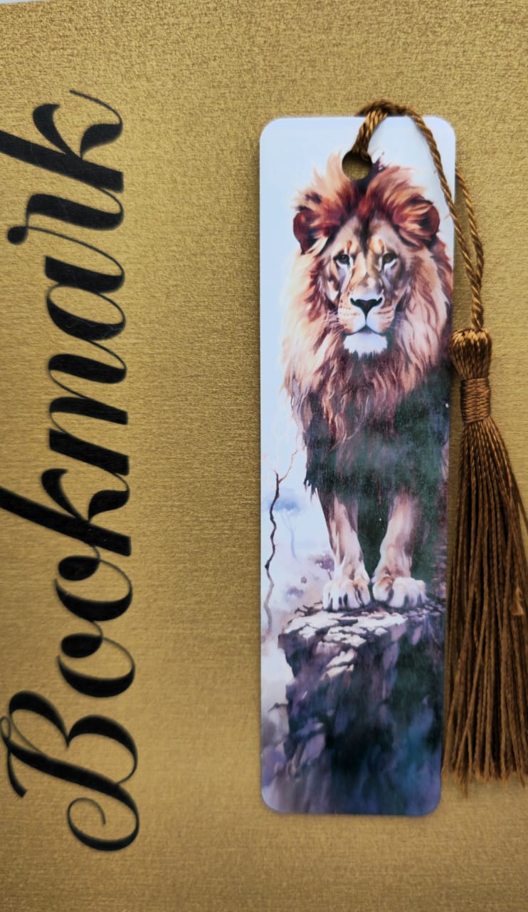 Wildlife Metal Bookmark - 12cm x 3cm printed one side