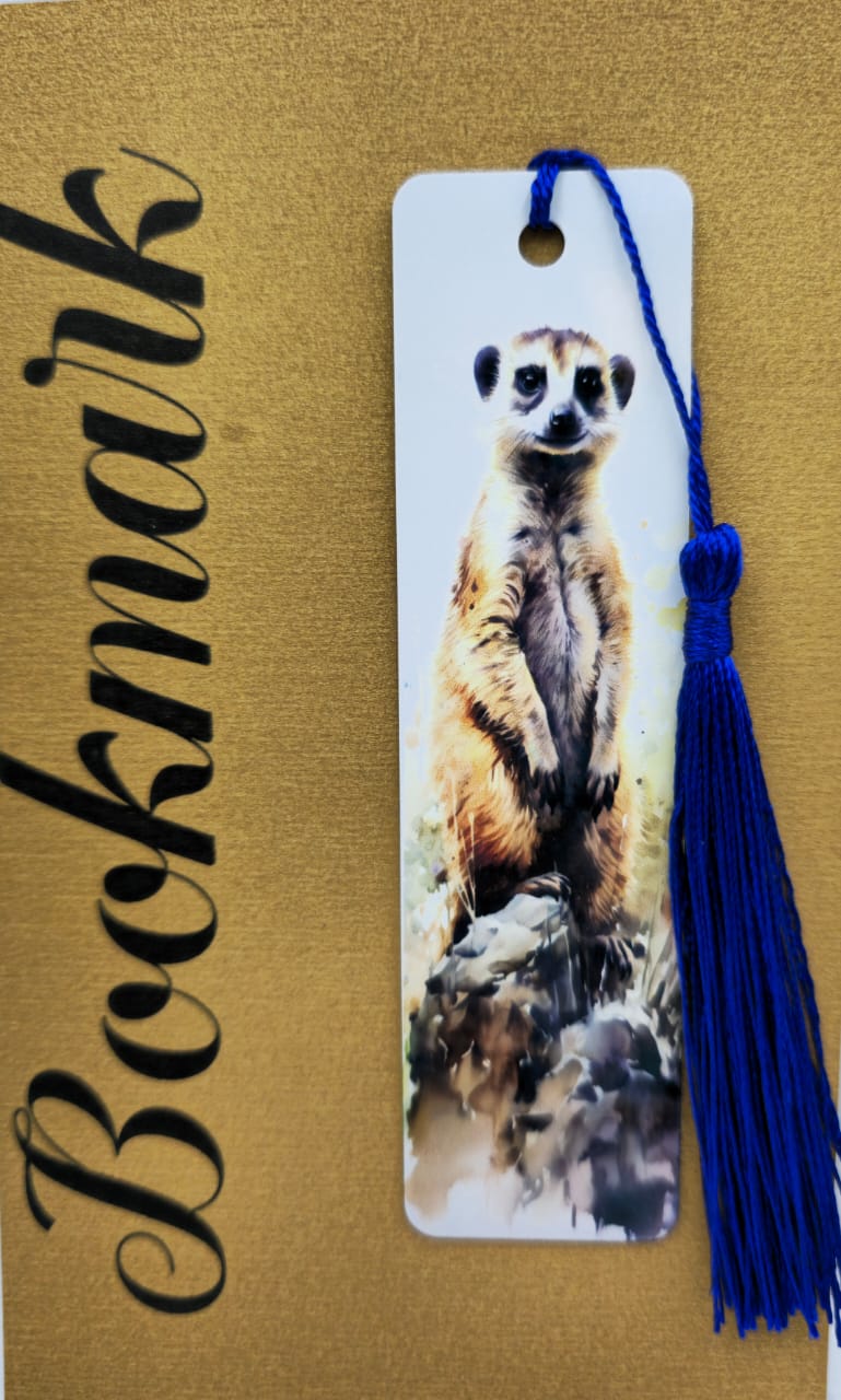 Wildlife Metal Bookmark - 12cm x 3cm printed one side