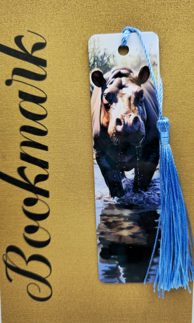 Wildlife Metal Bookmark - 12cm x 3cm printed one side