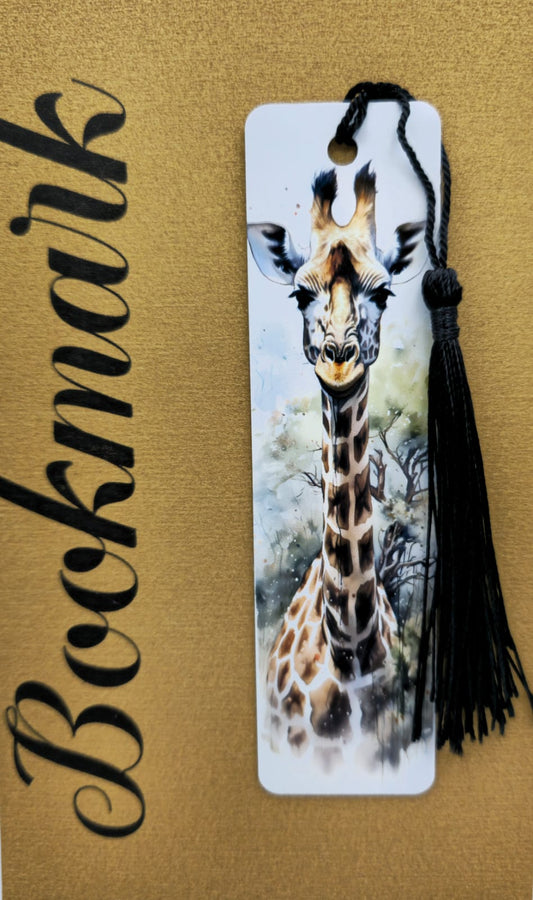 Wildlife Metal Bookmark - 12cm x 3cm printed one side