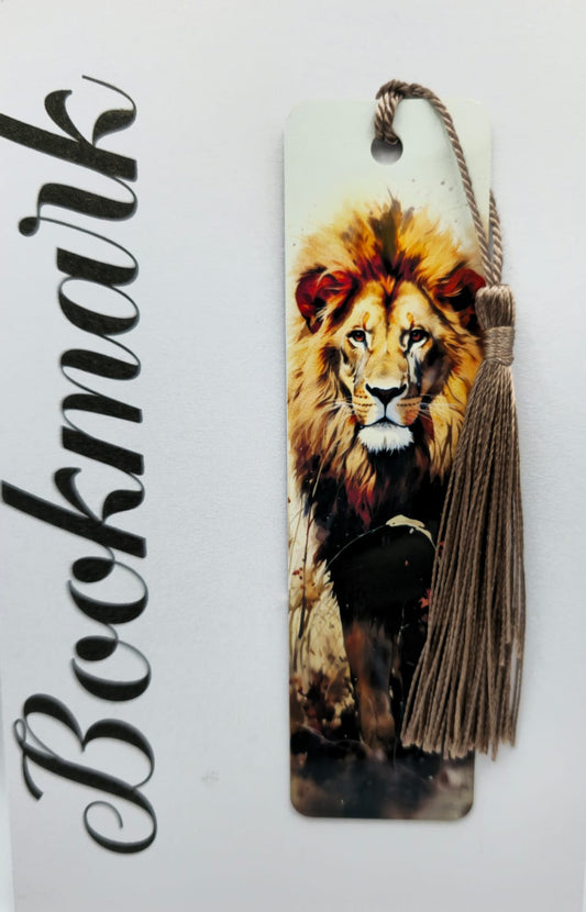 Wildlife Metal Bookmark - 12cm x 3cm printed one side