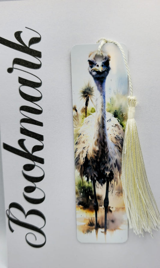 Wildlife Metal Bookmark - 12cm x 3cm printed one side