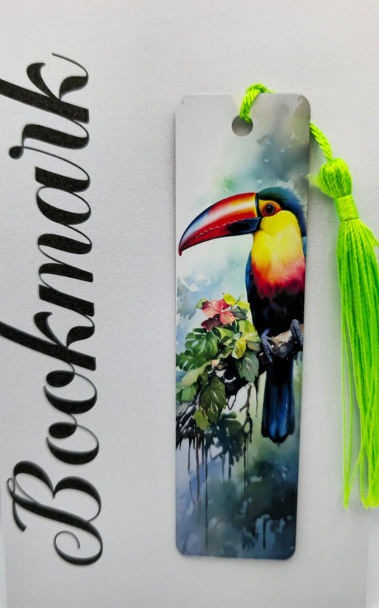 Wildlife Metal Bookmark - 12cm x 3cm printed one side