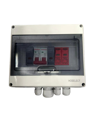 Solar photovoltaic PV DC Combiner Box Surge Lightning Protection 1 input 1 out DC 600V