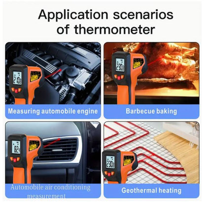 Accurate Infrared Handheld Thermometer - Instant Read, Non-Contact Surface Temp Checker