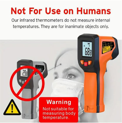 Accurate Infrared Handheld Thermometer - Instant Read, Non-Contact Surface Temp Checker