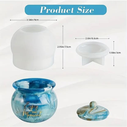 Silicon Resin Mold Jars Silicon Resin Mold