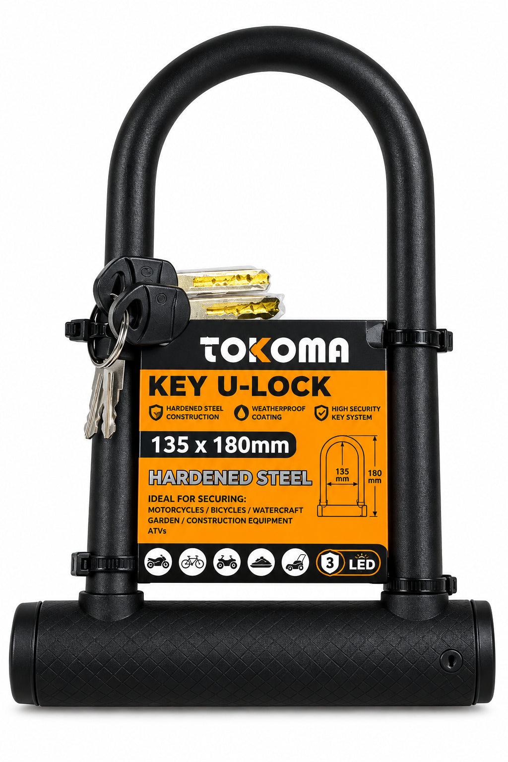 High Quality Tokoma Key U Lock