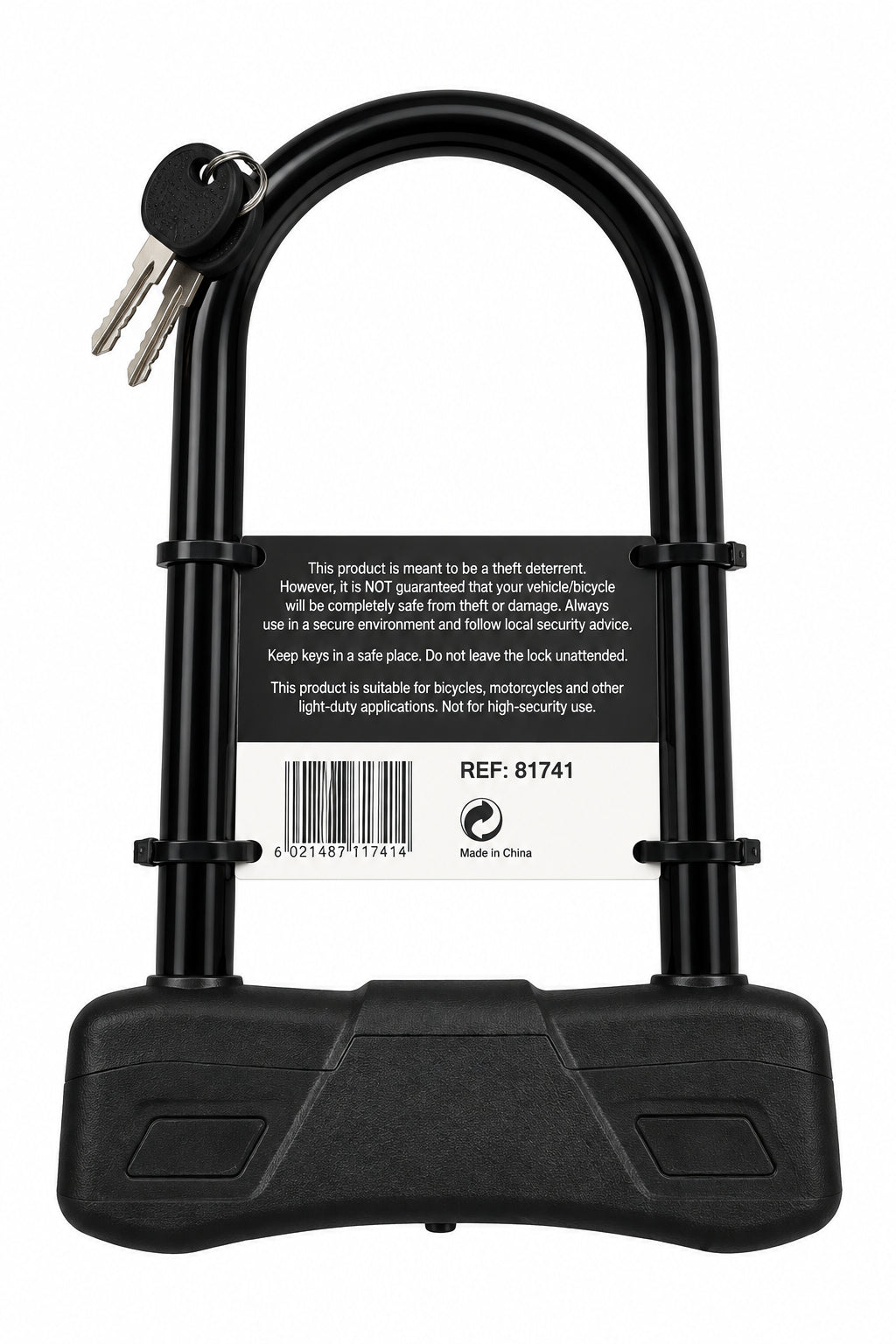 High Quality Tokoma Key U Lock